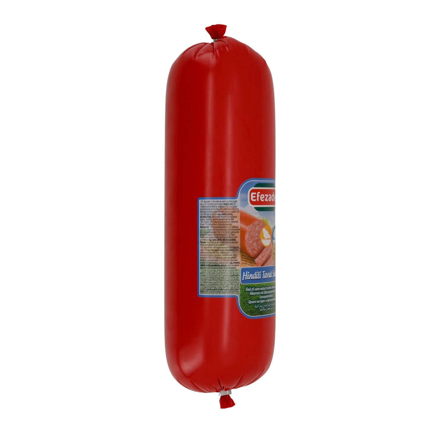 Salam Efezade Hindili Tavuk Salam | Halal | Geflügelsalami aus Pute & Hähnchen | 1600 g Rolle