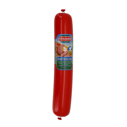 Salam Efezade Hindili Tavuk Salam | Halal | Geflügelsalami aus Pute & Hähnchen | 800 g Rolle EFEZADE