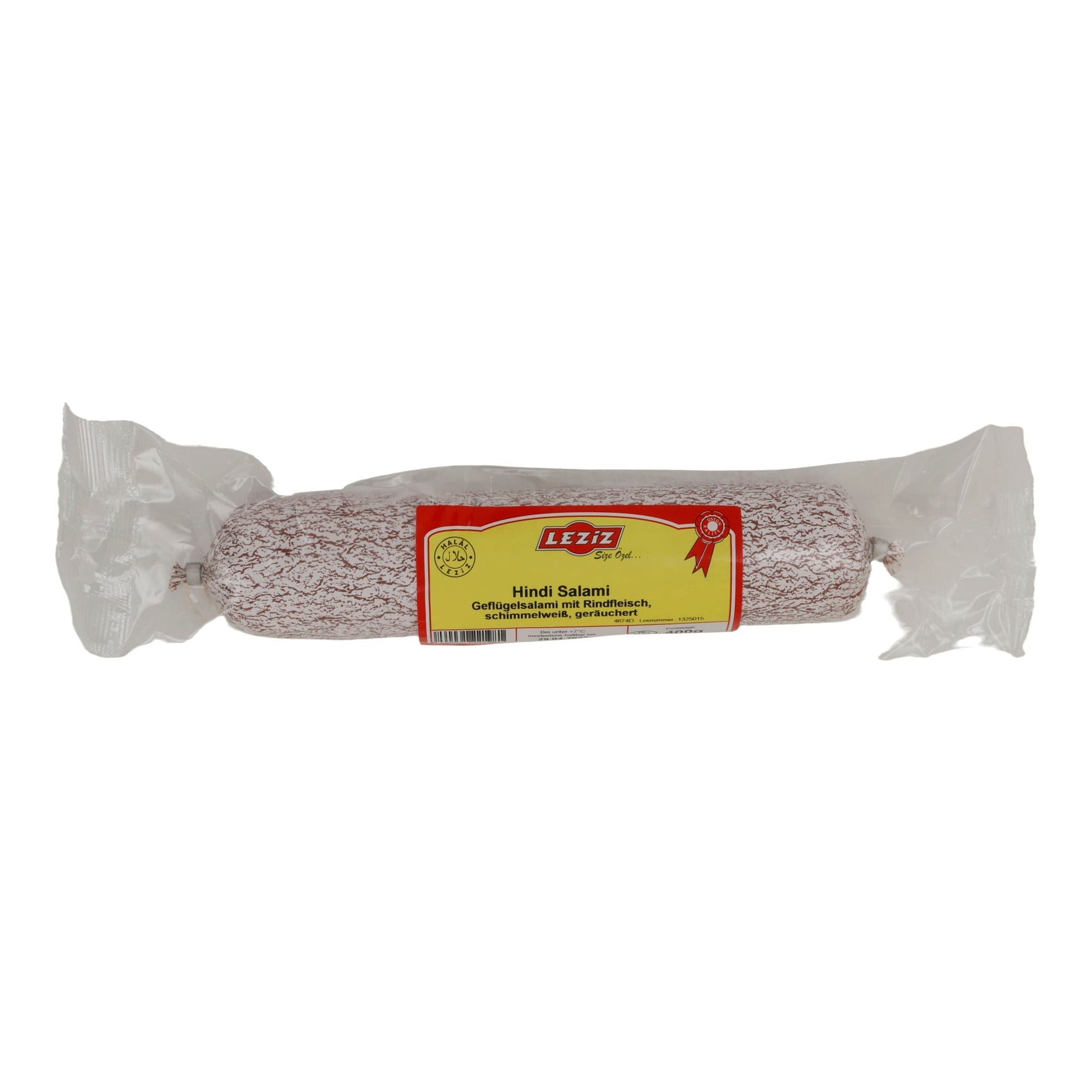 Salami Hindi | Halal, Geflügelsalami mit Edelschimmel | 400 g LEZIZ
