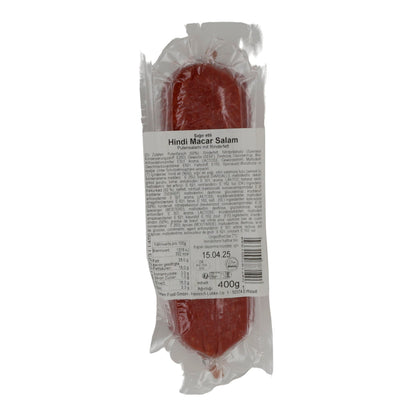 Salami Selam | Hindi Macar Salam | Halal, Rind & Pute, würzig | 400 g SELAM