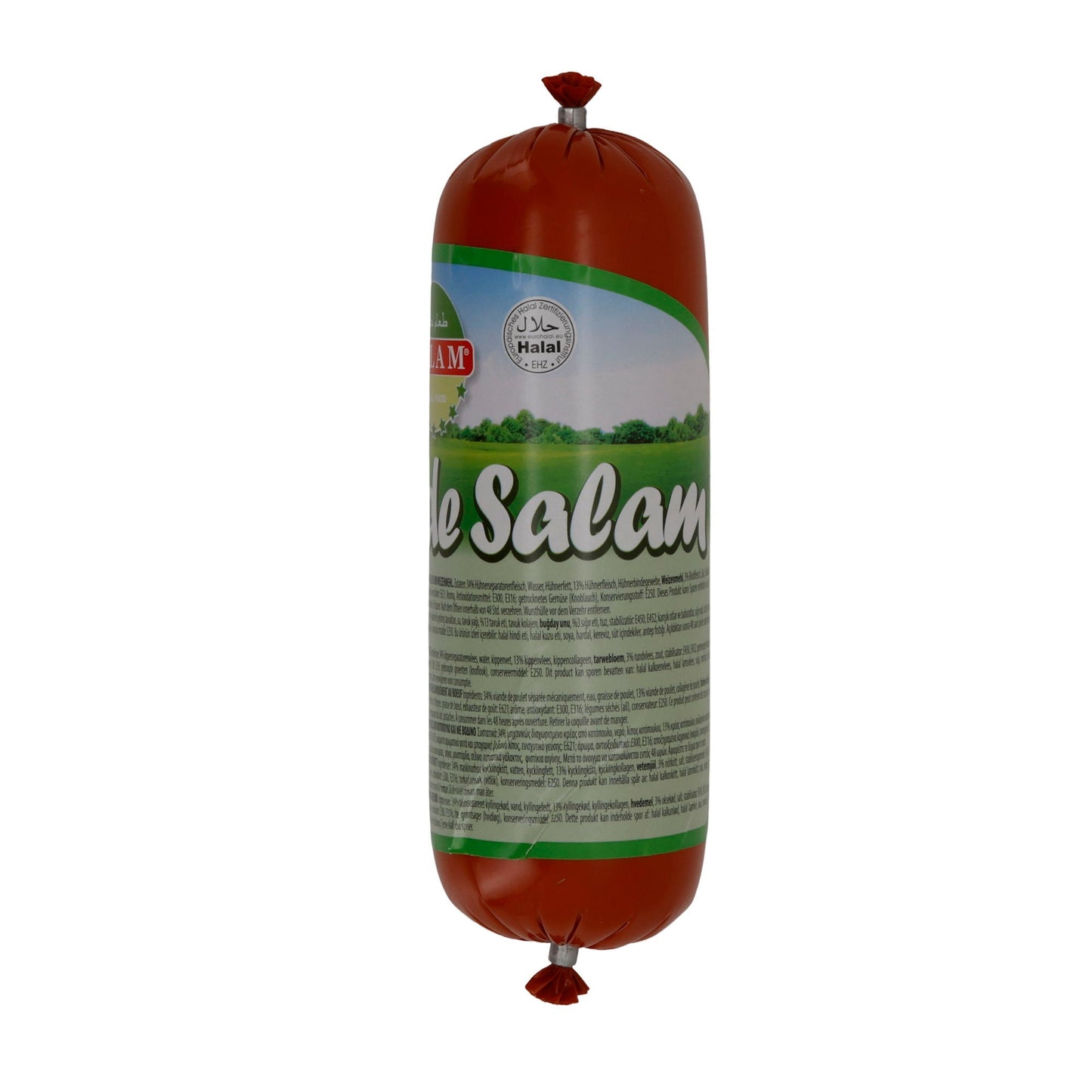 Salami Selam | Sade Salam | Mild, Halal-Geflügelsalami, ohne Schärfe | 400 g SELAM
