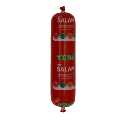Salami Tuna | Sade Salam Rindfleischwurst | Halal-zertifiziert, herzhaft | 400 g Sade Salam