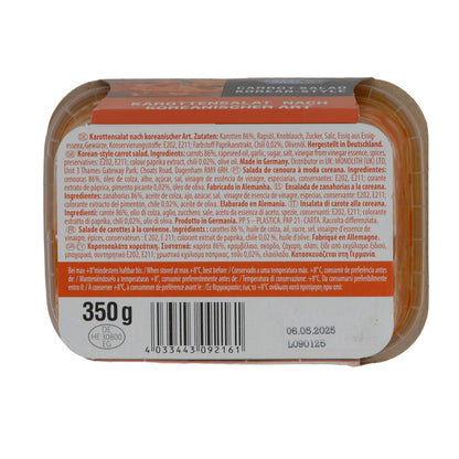 Salat Mono More Karottensalat nach koreanischer Art | Salat | Pikant gewürzt und aromatisch | 350 g