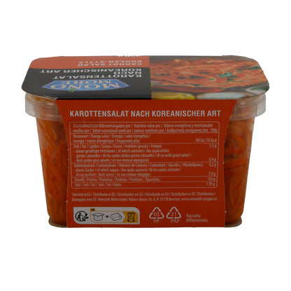 Salat Mono More Karottensalat nach koreanischer Art | Salat | Pikant gewürzt und aromatisch | 350 g