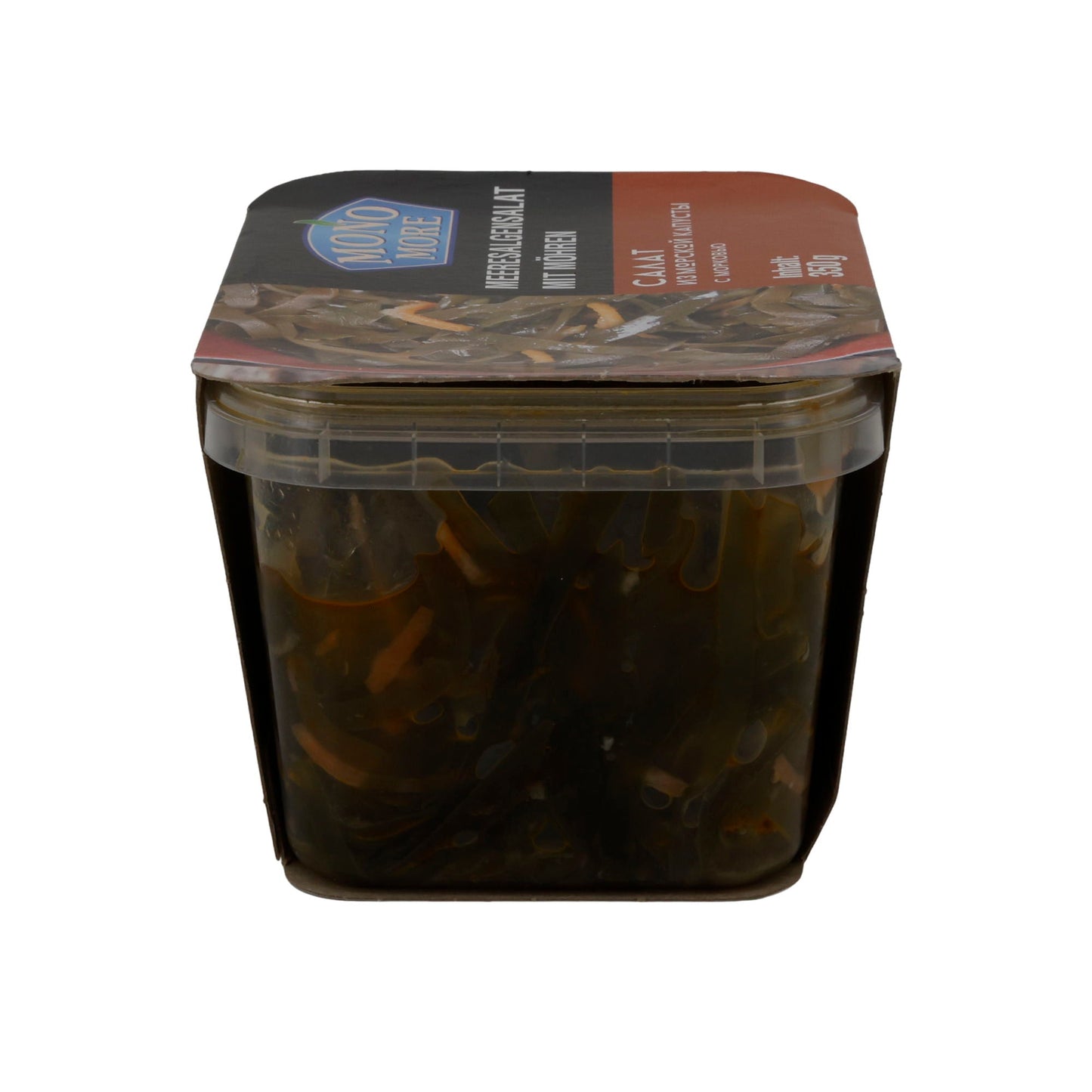 Salat Mono More Meeresalgensalat mit Möhren | Frischer Algensalat | Gesunde Ernährung | 350 g