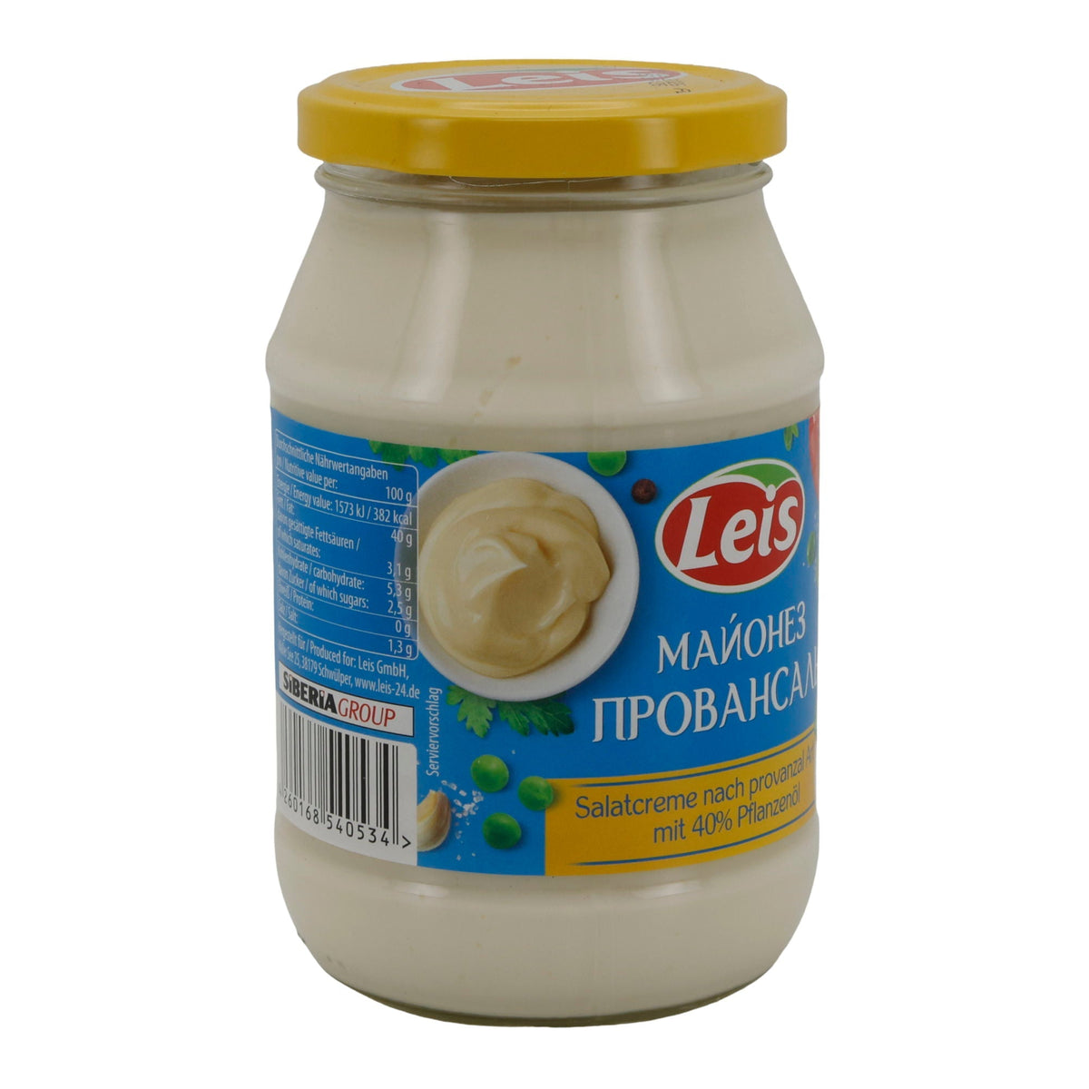 Salatcreme | Leis Provanzal Art | 420 ml | 40 % Rapsöl | laktosefrei