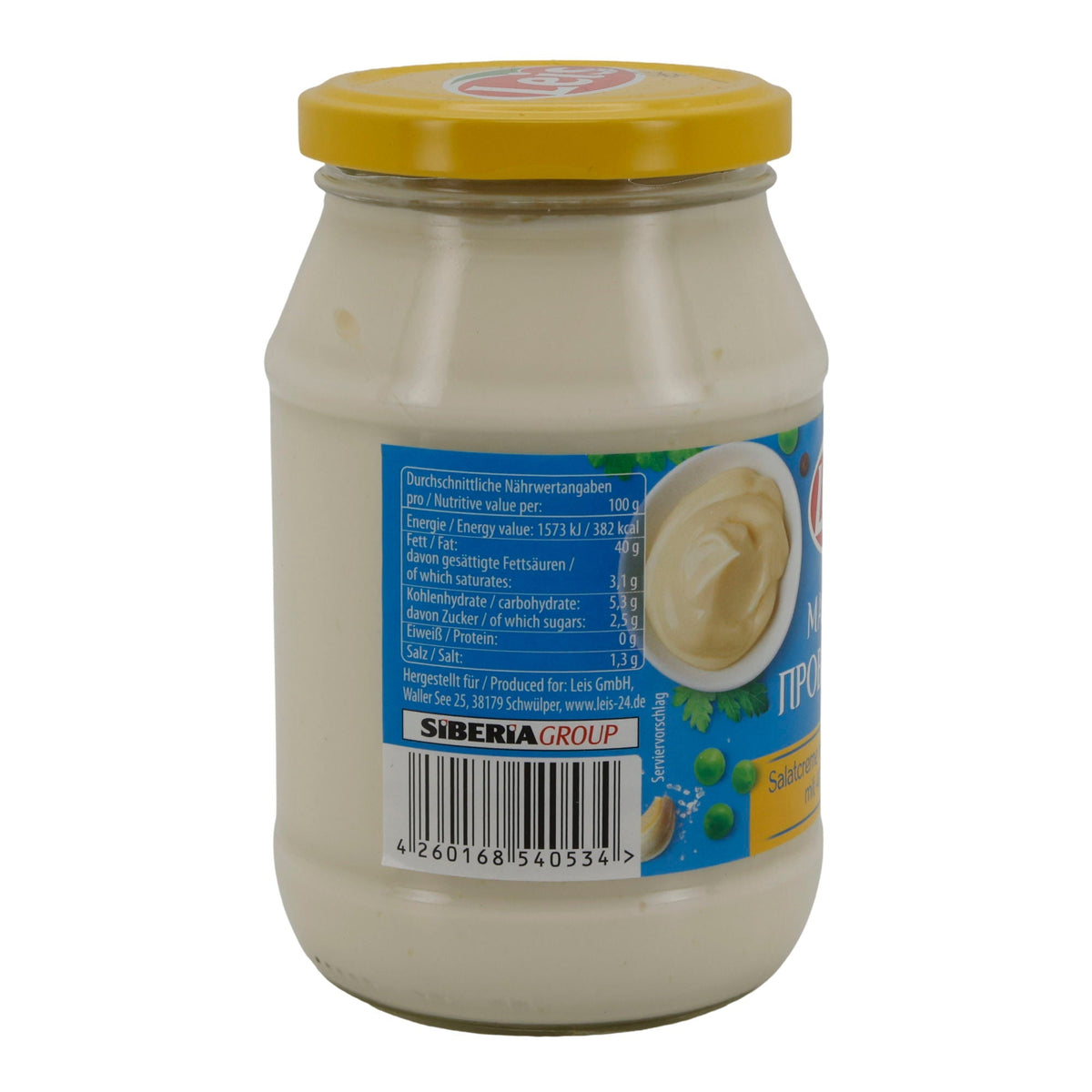 Salatcreme | Leis Provanzal Art | 420 ml | 40 % Rapsöl | laktosefrei LEIS