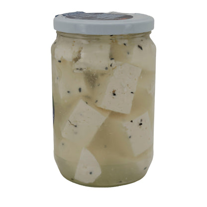 Salzlakenkäse Al-Raii | Nabulsi | Mit Schwarzkümmel | 780g (400g Abtropfgewicht) AL RAII