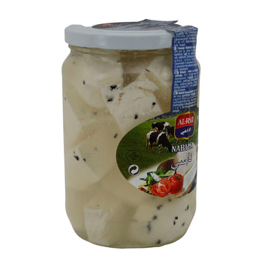 Salzlakenkäse Al-Raii | Nabulsi | Mit Schwarzkümmel | 780g (400g Abtropfgewicht) AL RAII