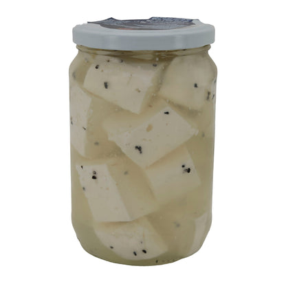 Salzlakenkäse Al-Raii | Nabulsi | Mit Schwarzkümmel | 780g (400g Abtropfgewicht) AL RAII