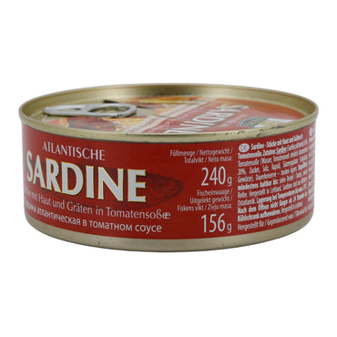 Bering Atlantic Sardines in Tomato Sauce 240 g – Spicy & Hearty