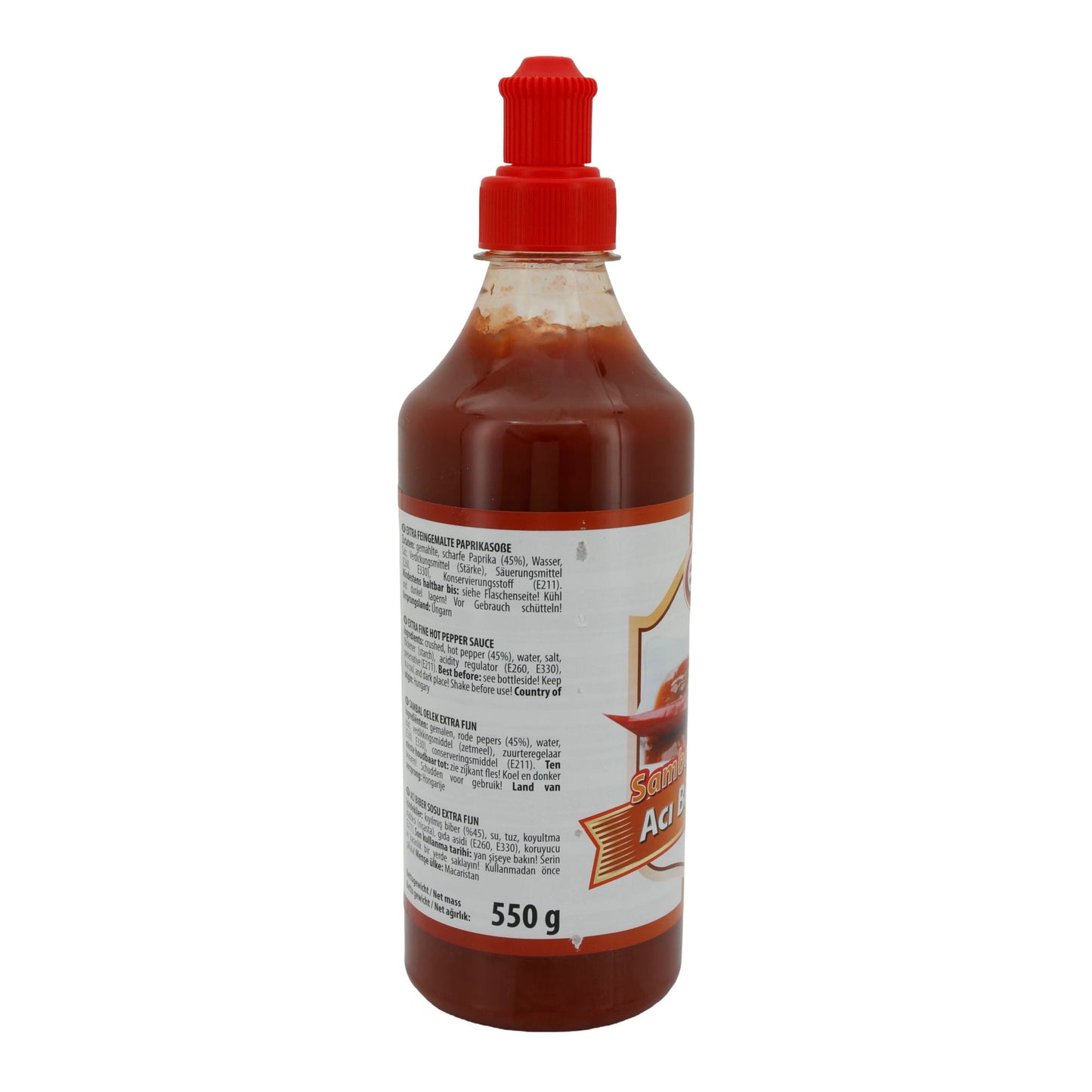 Sauce Ece | Sambal Oelek Acı Biber Sosu | Fijn gemalen, pittig | 550 g