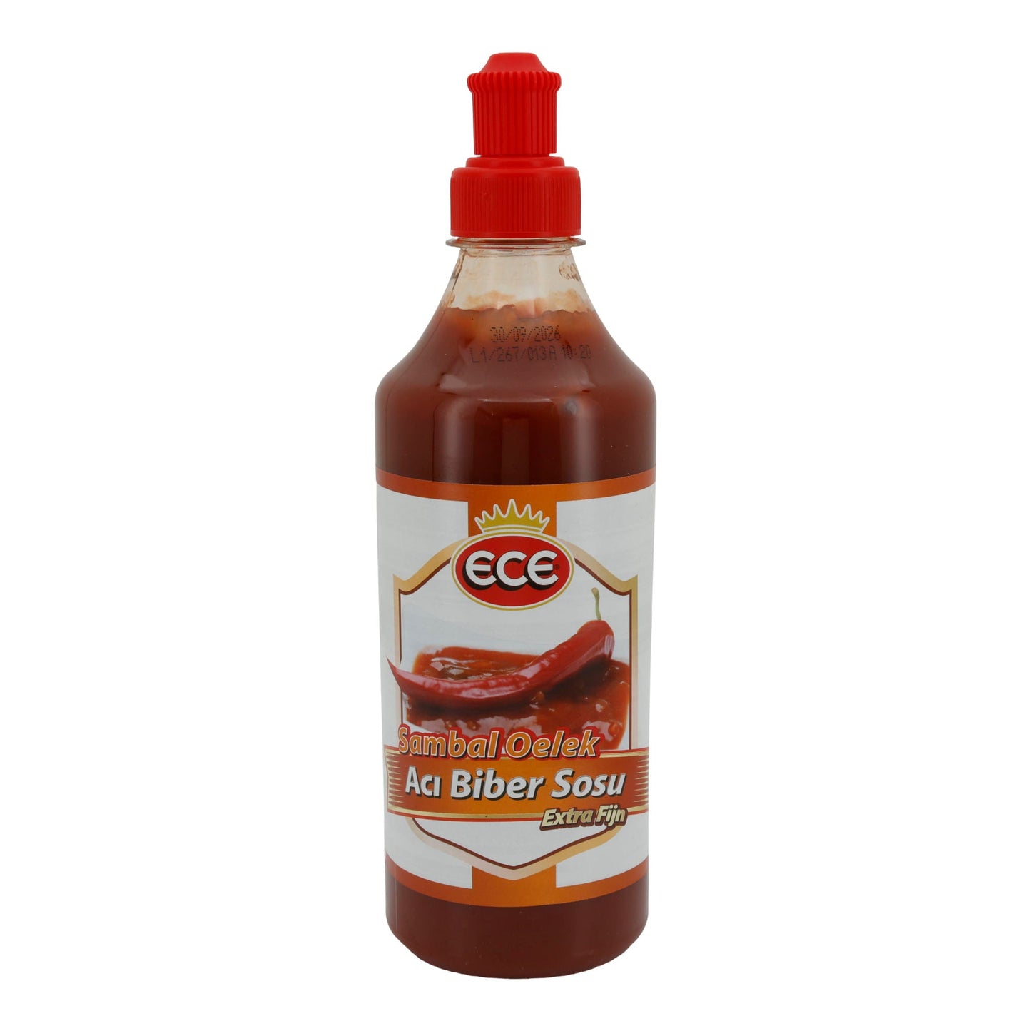 Sauce Ece | Sambal Oelek Acı Biber Sosu | Fijn gemalen, pittig | 550 g