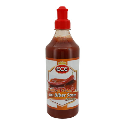 Sauce Ece | Sambal Oelek Acı Biber Sosu | Fijn gemalen, pittig | 550 g