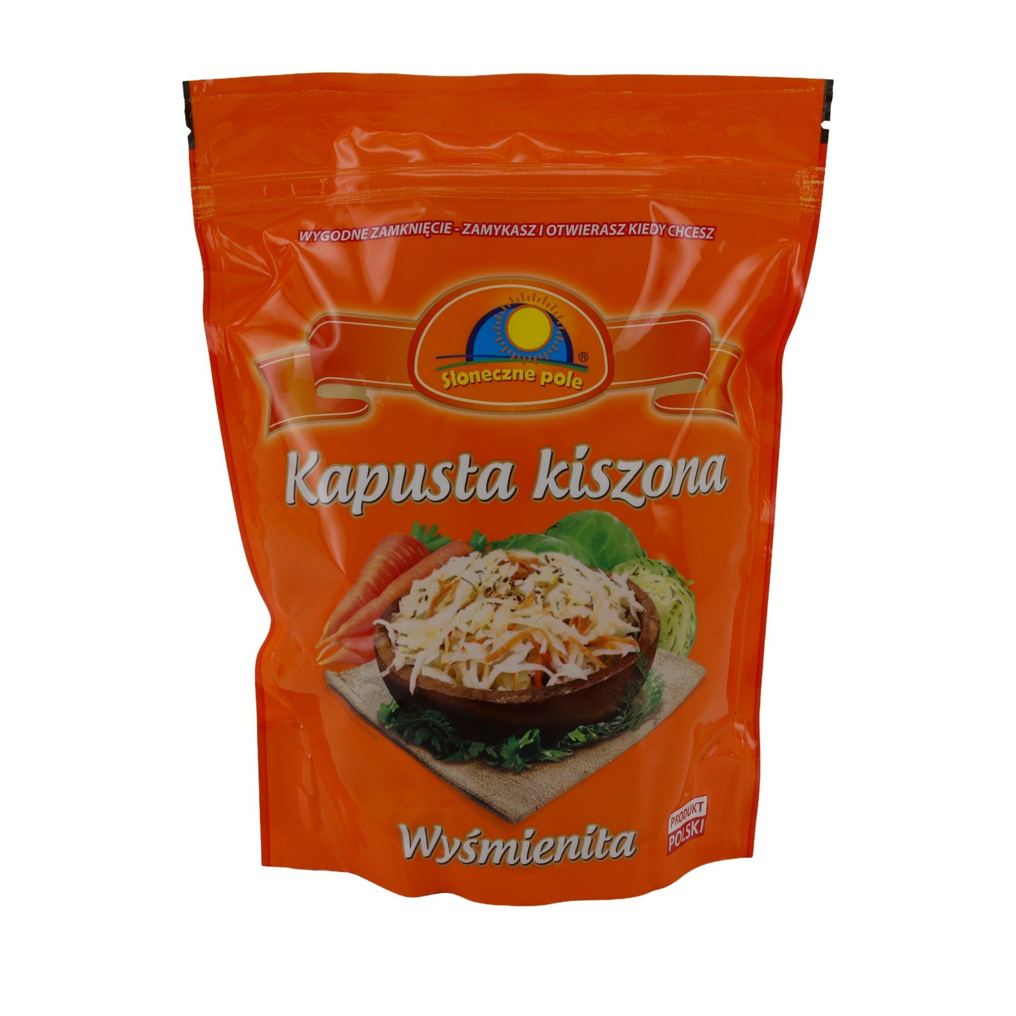 Sauerkraut Słoneczne Pole Kapusta Kiszona | Sauerkraut | Traditionelles polnisches Sauerkraut | 1 kg SLONECZNE