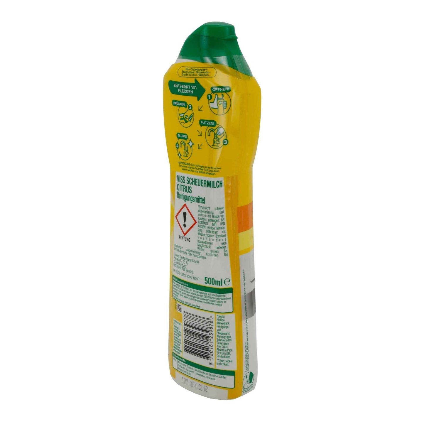 Scheuermilch Viss Cleanboost | Scheuermilch | Citrus Duft | 500 ml