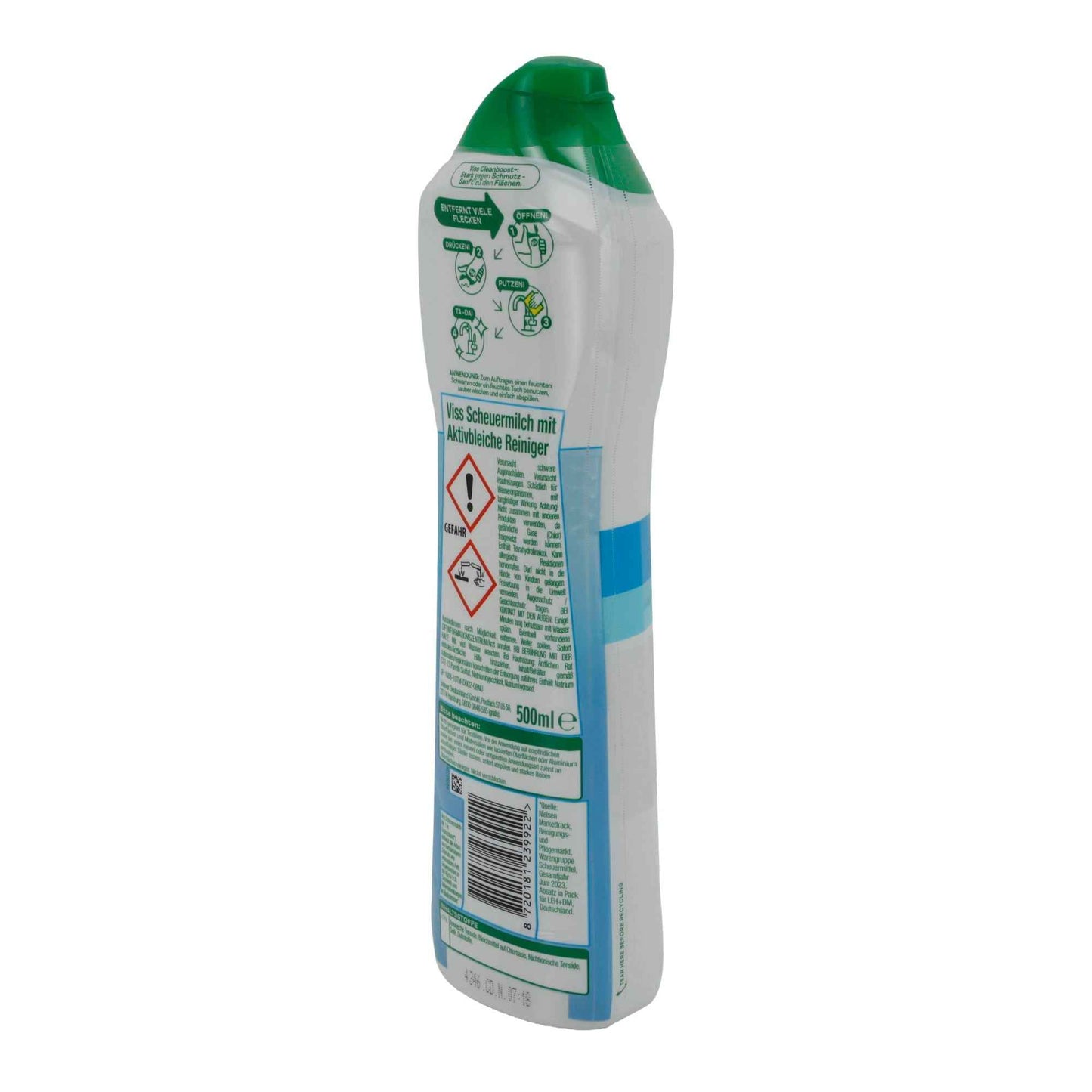 Scheuermilch Viss Cleanboost | Scheuermilch | Mit Aktivbleiche | 500 ml