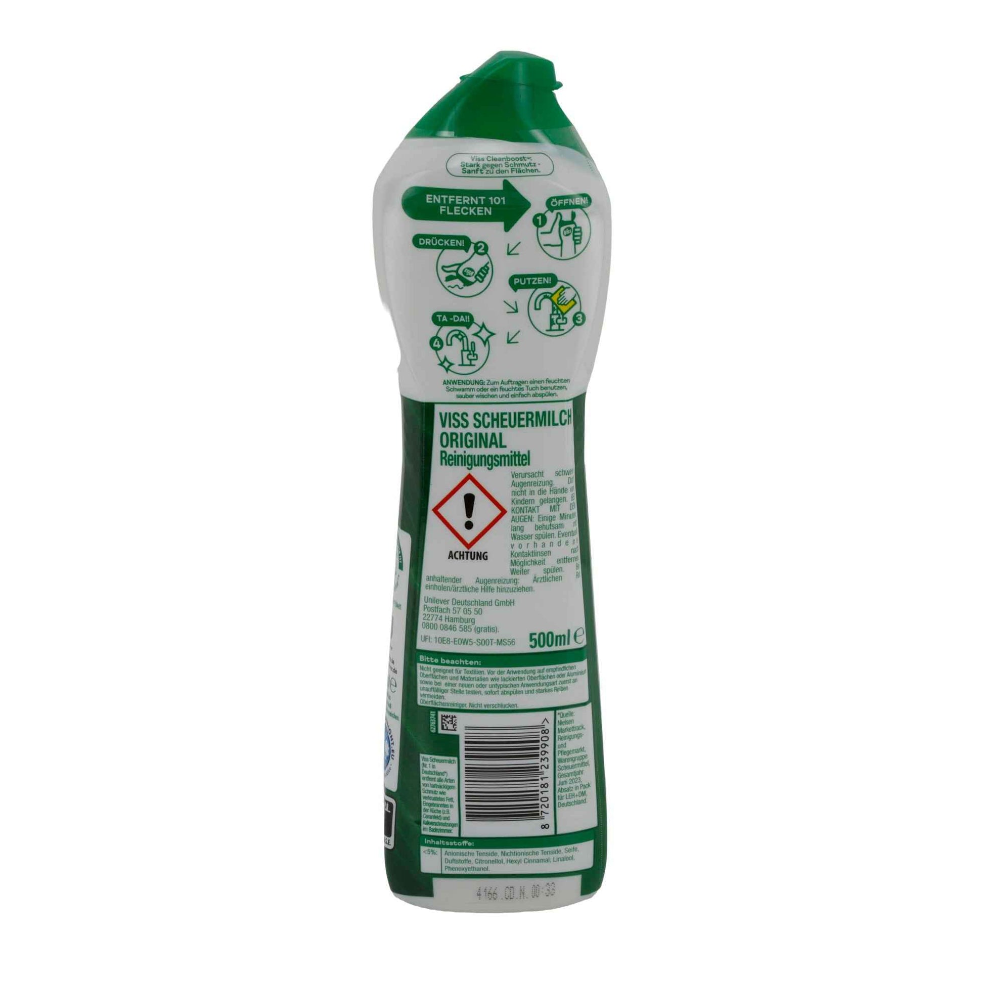 Scheuermilch Viss Cleanboost | Scheuermilch | Original | 500 ml