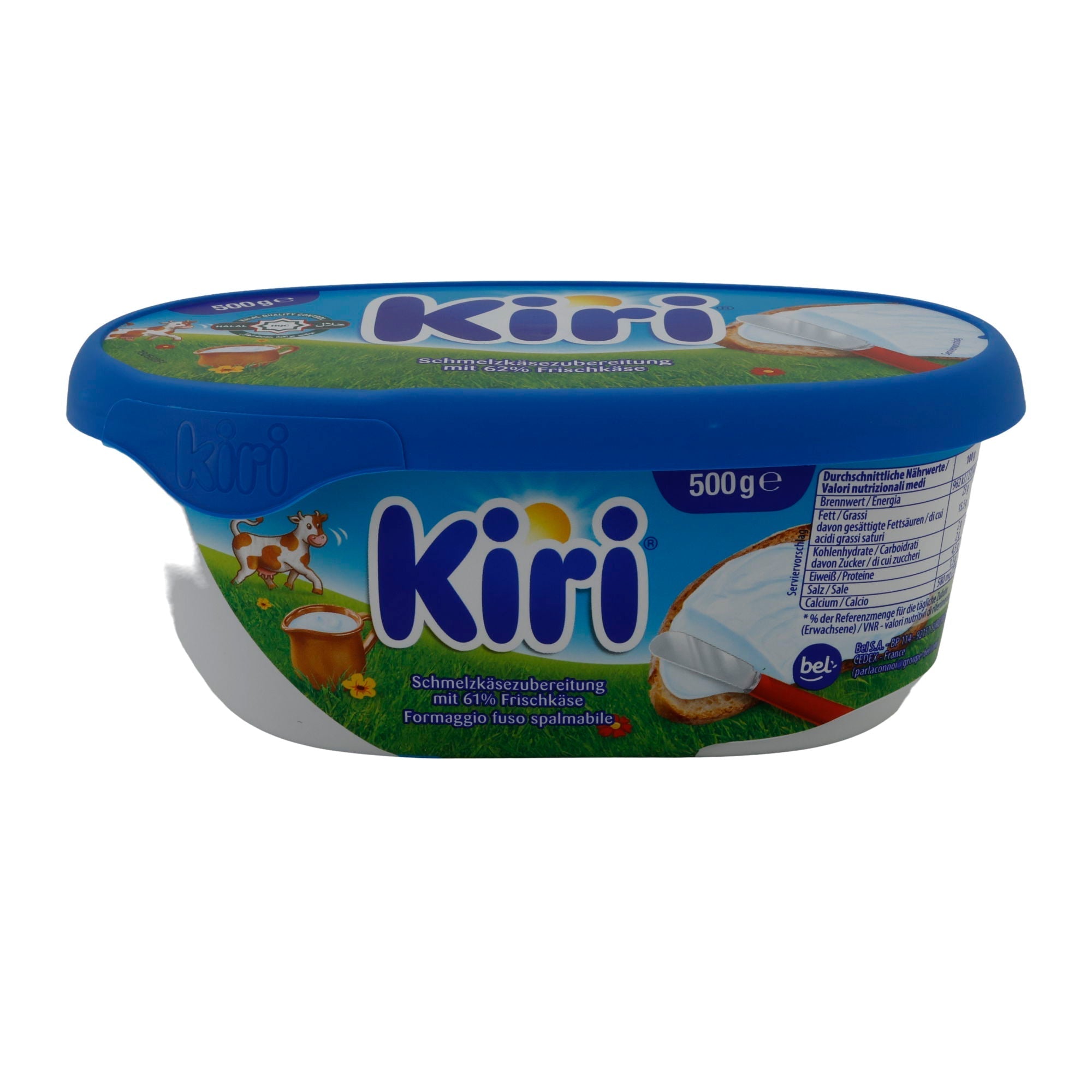 Schmelzkäse Kiri | Frischkäse | Streichzart | 500 g KIRI