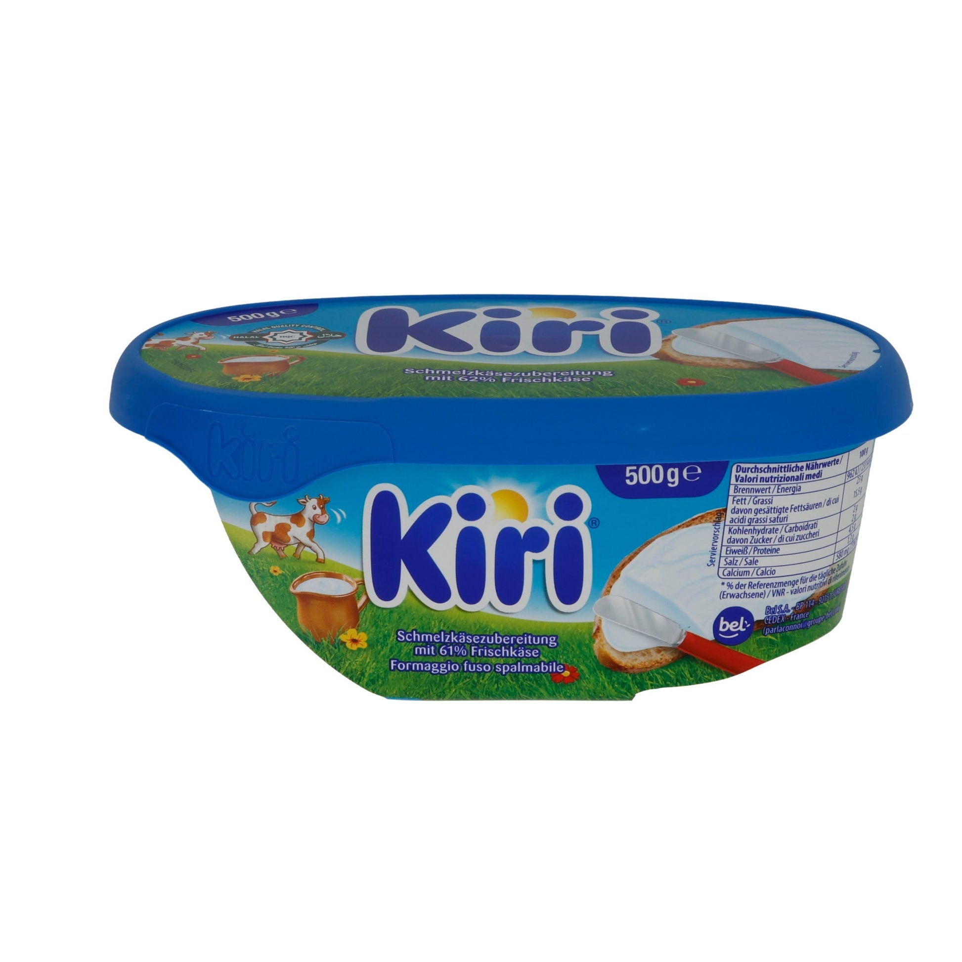 Schmelzkäse Kiri | Frischkäse | Streichzart | 500 g KIRI