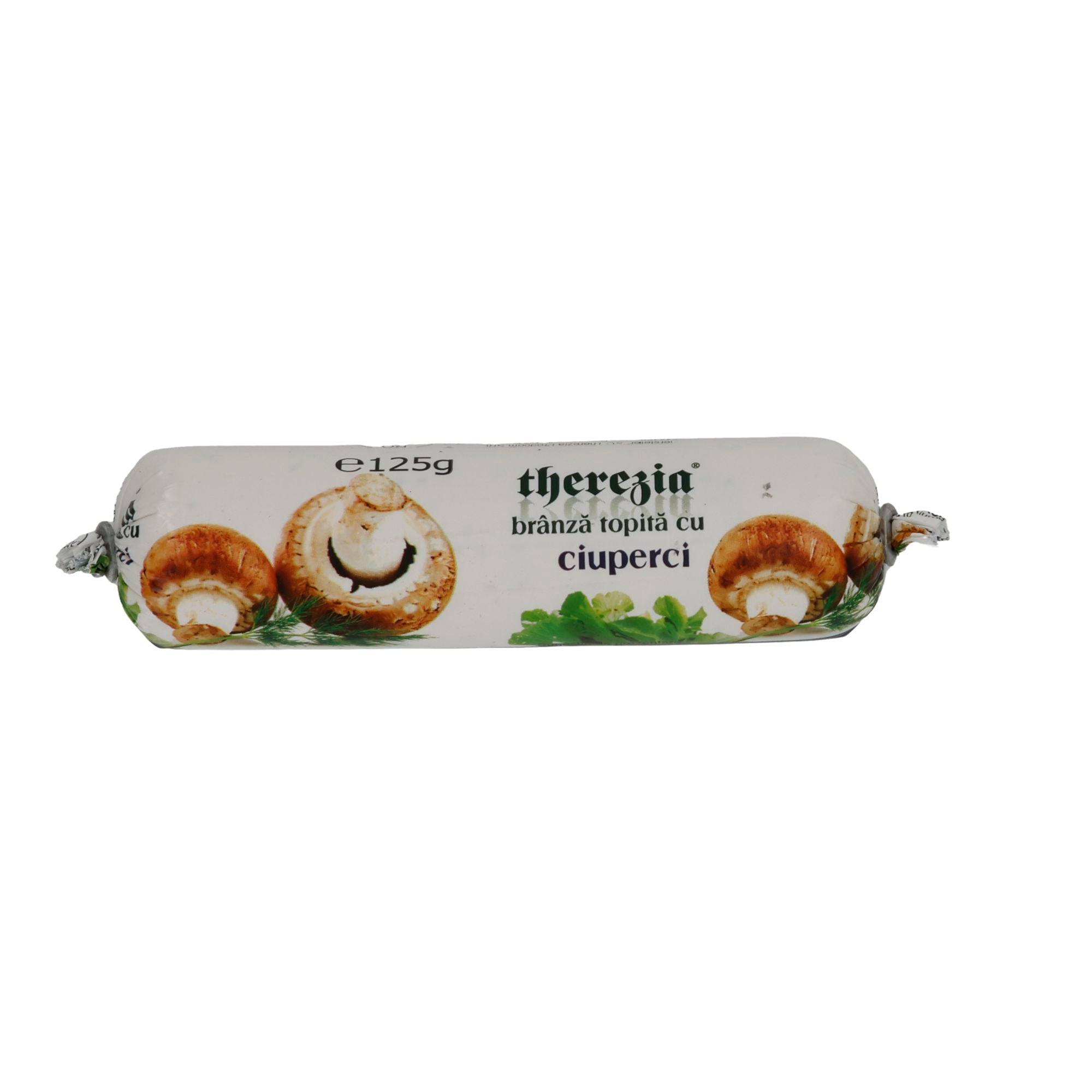 Schmelzkäse Therezia Brânză Topită cu Ciuperci | Schmelzkäse | Streichfähig, mit Pilzen | 125 g THEREZIA