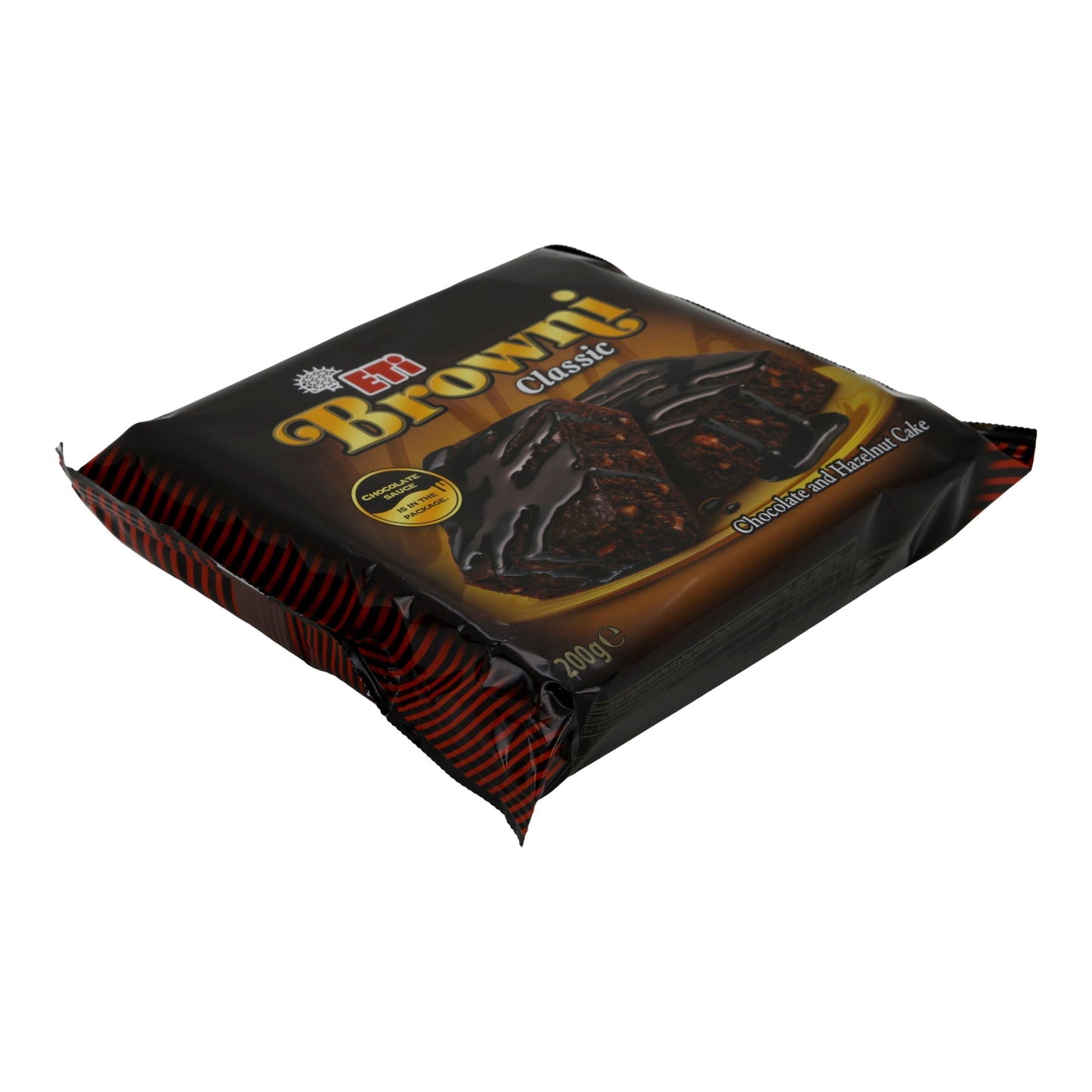 Schokoladen-Haselnusskuchen Eti Browni Classic | Kuchen | mit Schokosauce | 200 g Adicto