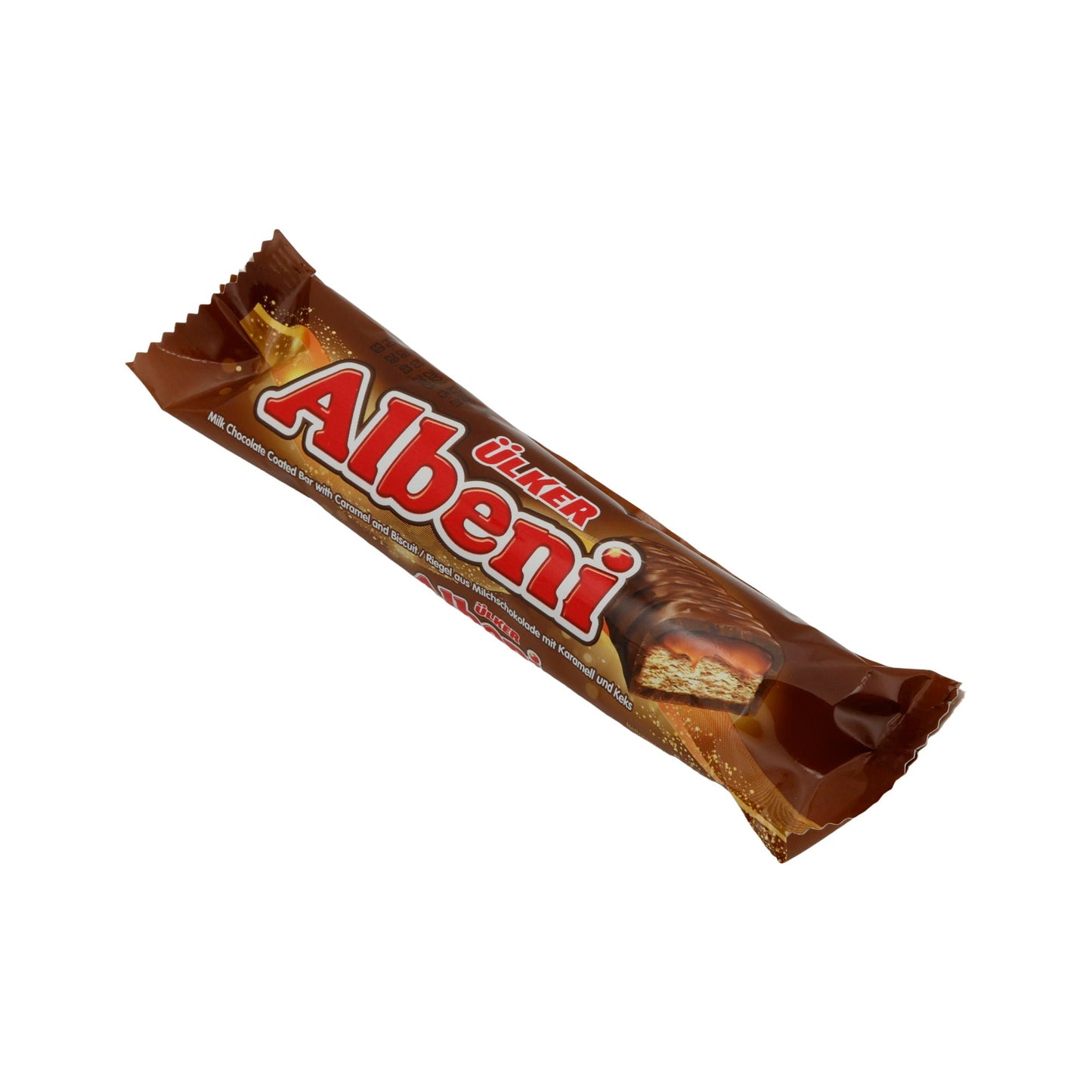 Barretta di cioccolato Ülker | Albeni | Cioccolato al latte, caramello e biscotto | 40 g