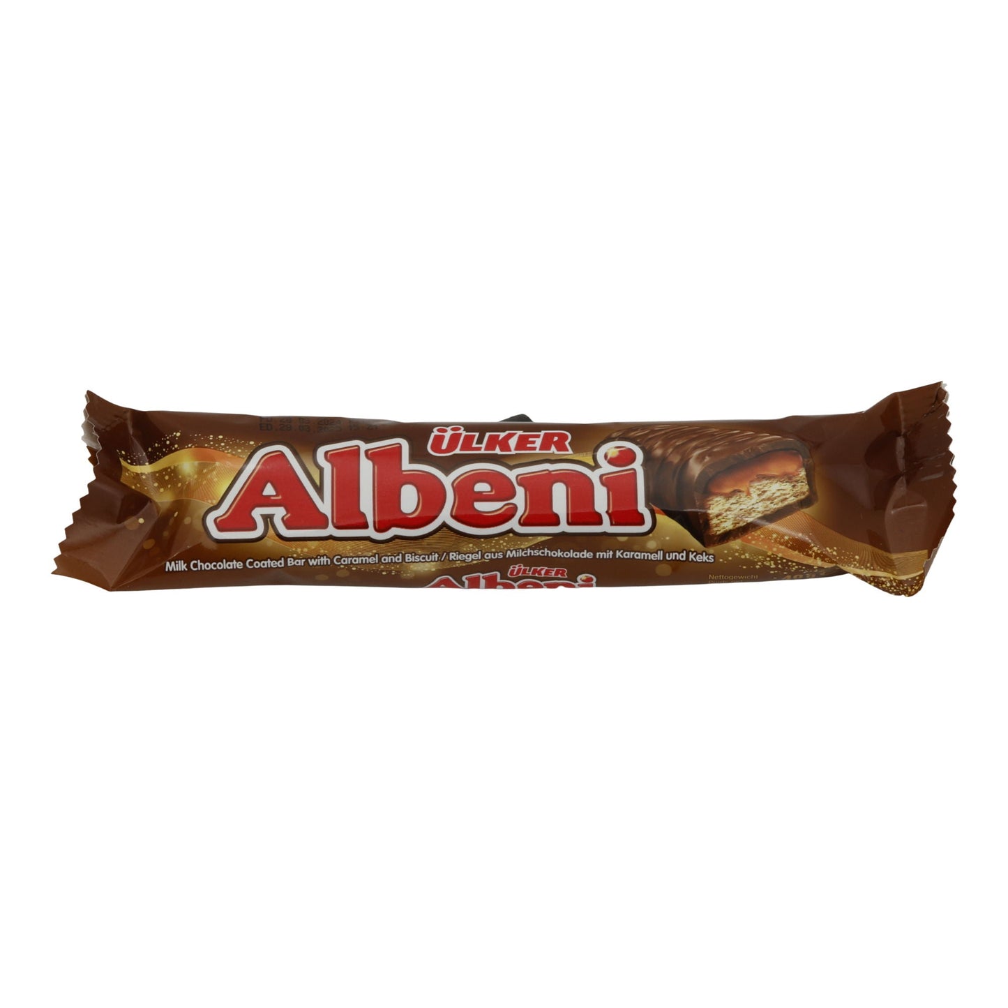 Barretta di cioccolato Ülker | Albeni | Cioccolato al latte, caramello e biscotto | 40 g
