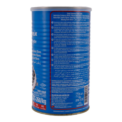 Olive nere Marmarabirlik | Olive nere naturali | Qualità extra, senza conservanti | 800 g