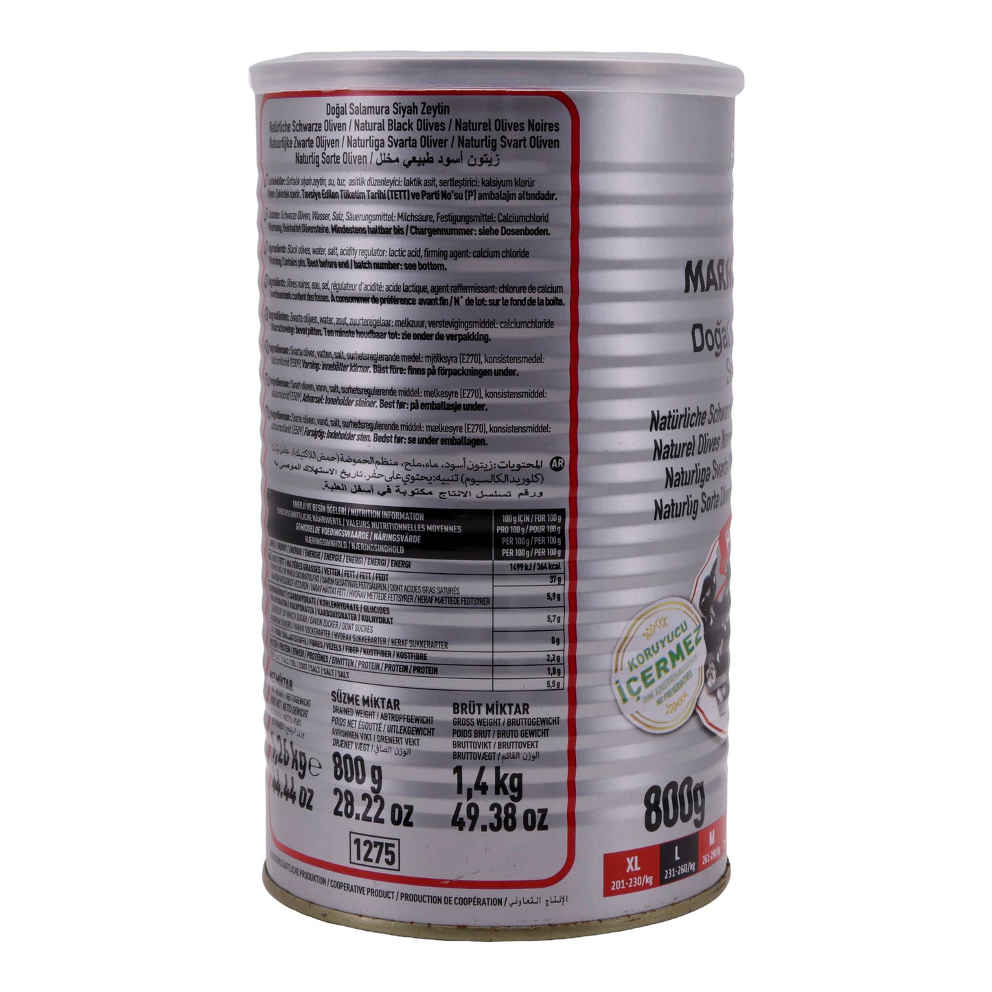 HIPER BLACK OLIVES WITH STONE