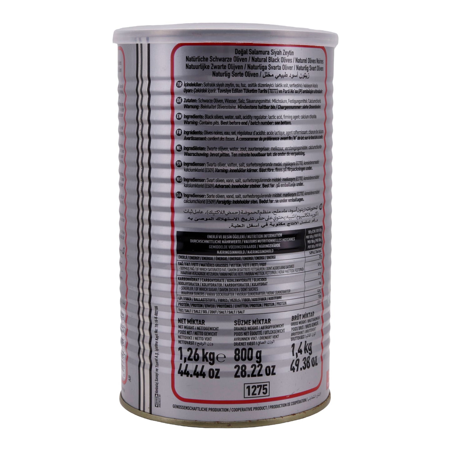 HIPER BLACK OLIVES WITH STONE