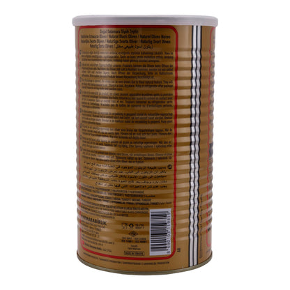 Schwarze Oliven Marmarabirlik | Natuurlijke zwarte olijven | Laag zoutgehalte, MEGA formaat | 800 g blik