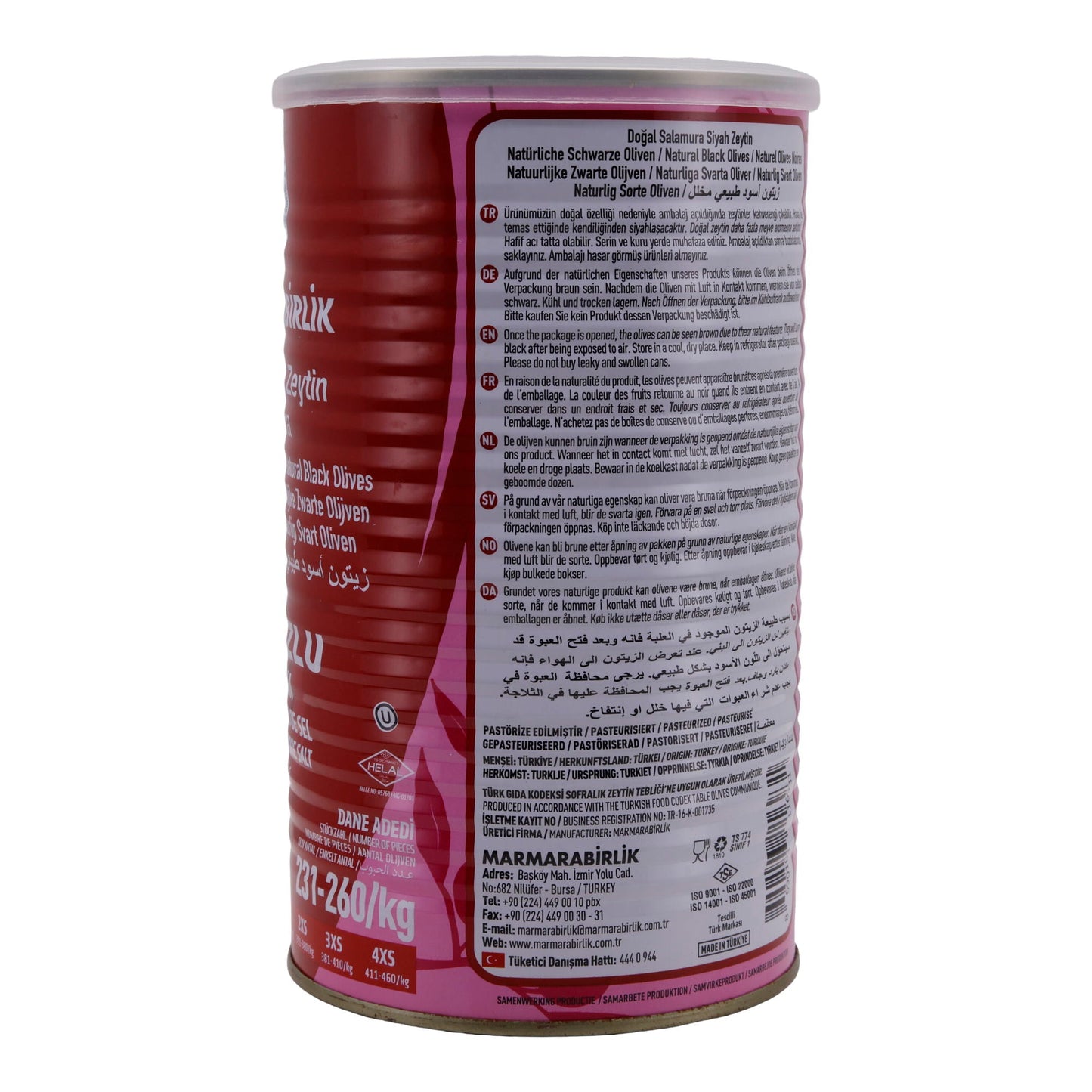 BLACK OLIVES LIGHTLY SALTED