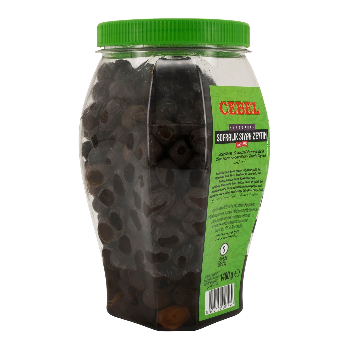 Schwarze Oliven Mit Stein | Siyah Zeytin | Cebel Naturel | 1400 g