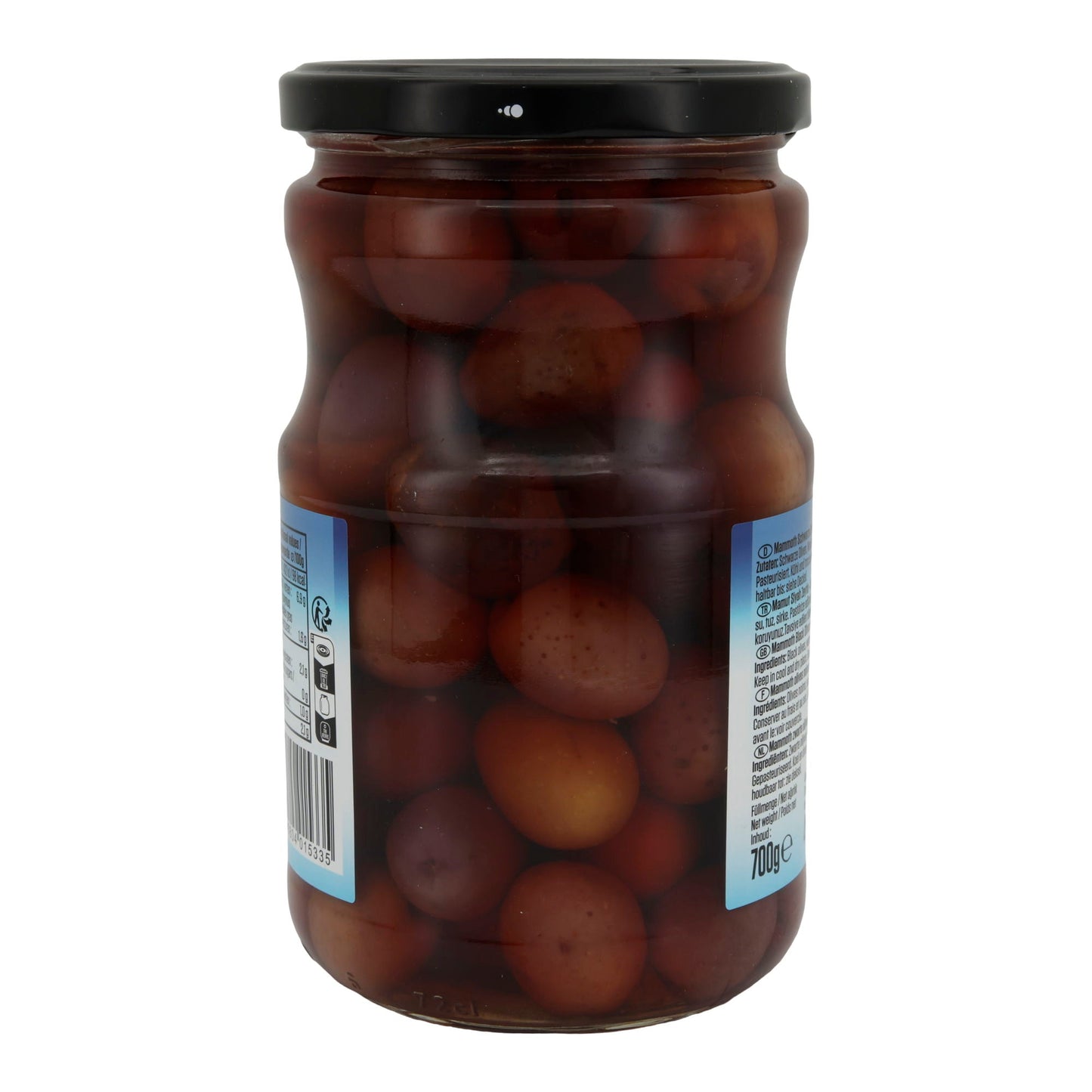 Schwarze Oliven Suntat | Mammoth | Große schwarze Oliven | 700 g