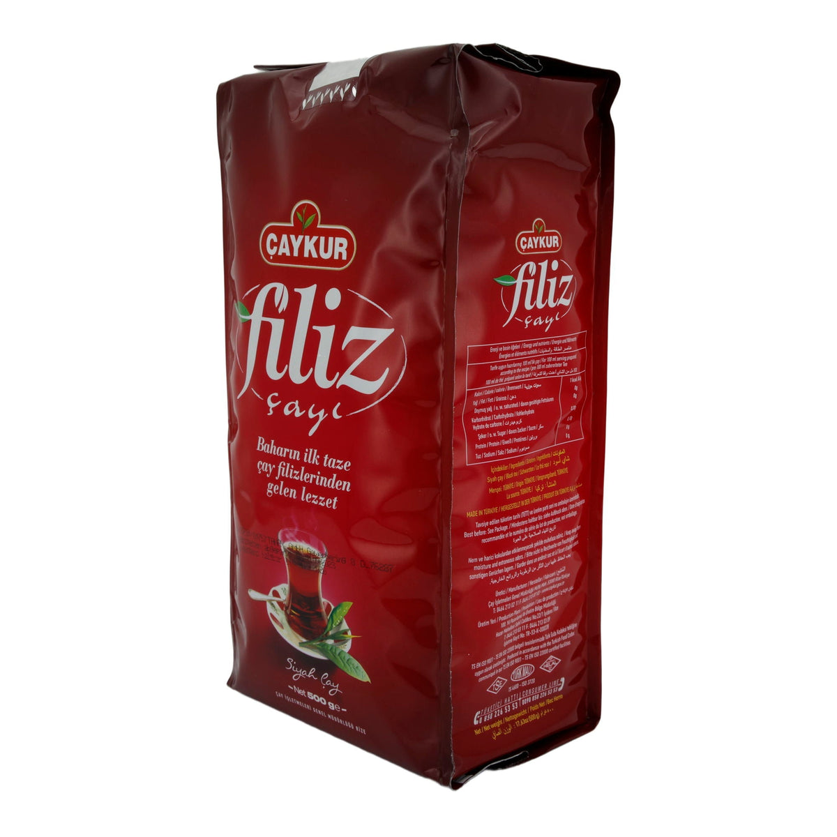 Schwarzer Tee Çaykur | Filiz | Feinste Teetriebe, frischer Geschmack | 500g