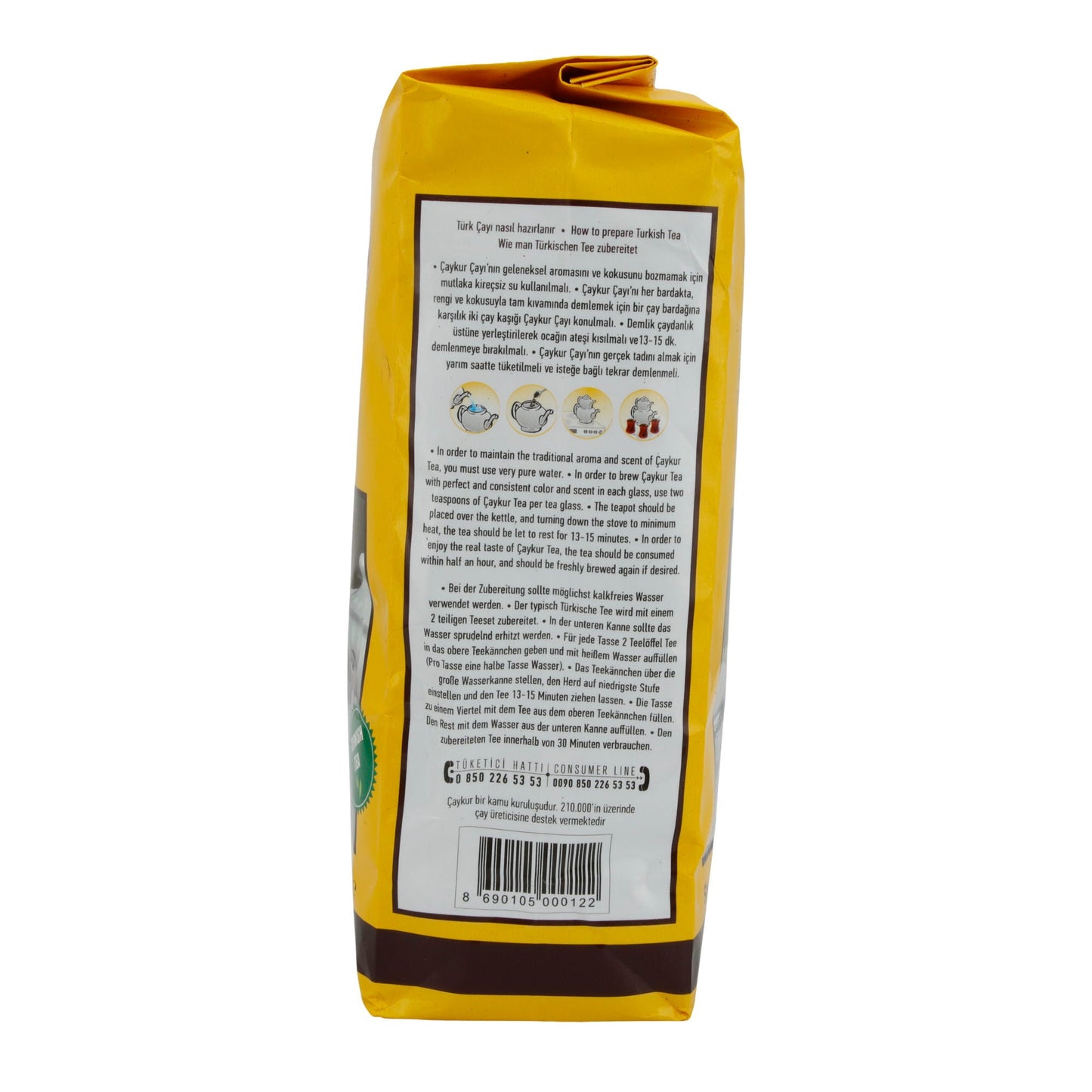 Tè nero Çaykur | Rize Turist Çayı | Tradizionale, turco | 500 g