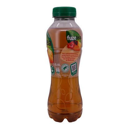 Tè nero Fuze Tea | Pesca Ibisco | A basso contenuto calorico, rinfrescante | 0,4 L