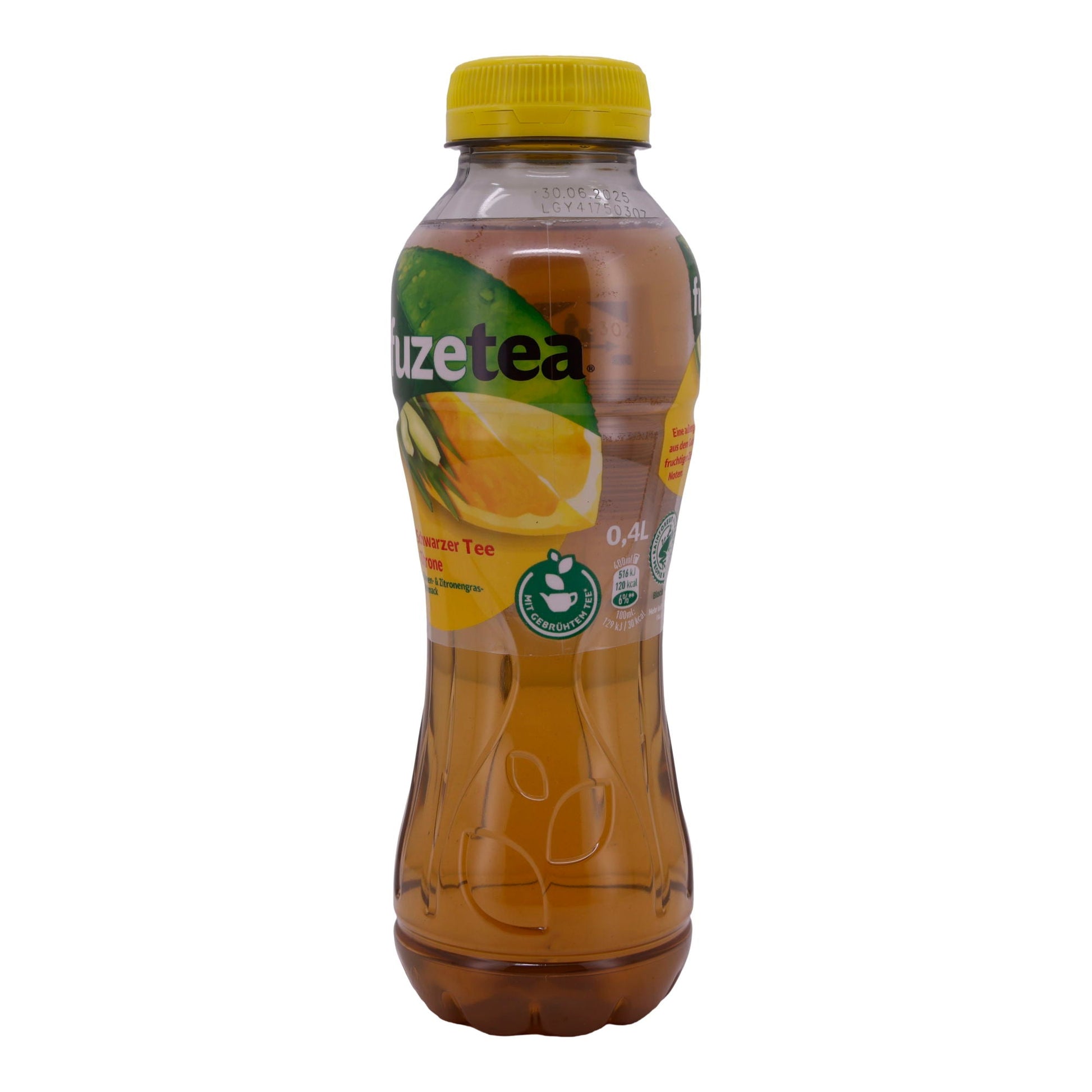 Schwarzer Tee Fuze Tea | Tee | Mit Zitrone und Zitronengrasgeschmack | 0,4 l – Erfrischendes Teegetränk - Taste Your World