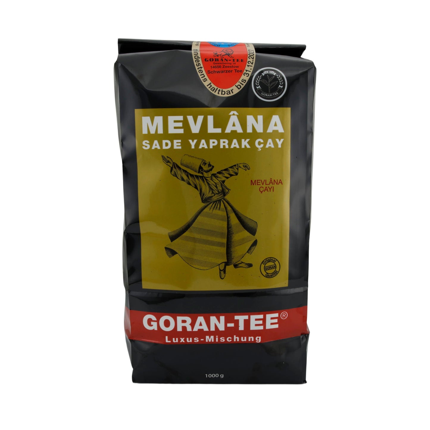 Tè nero Goran-Tee | Mevlâna | Aromatizzato con bergamotto | 1000 g