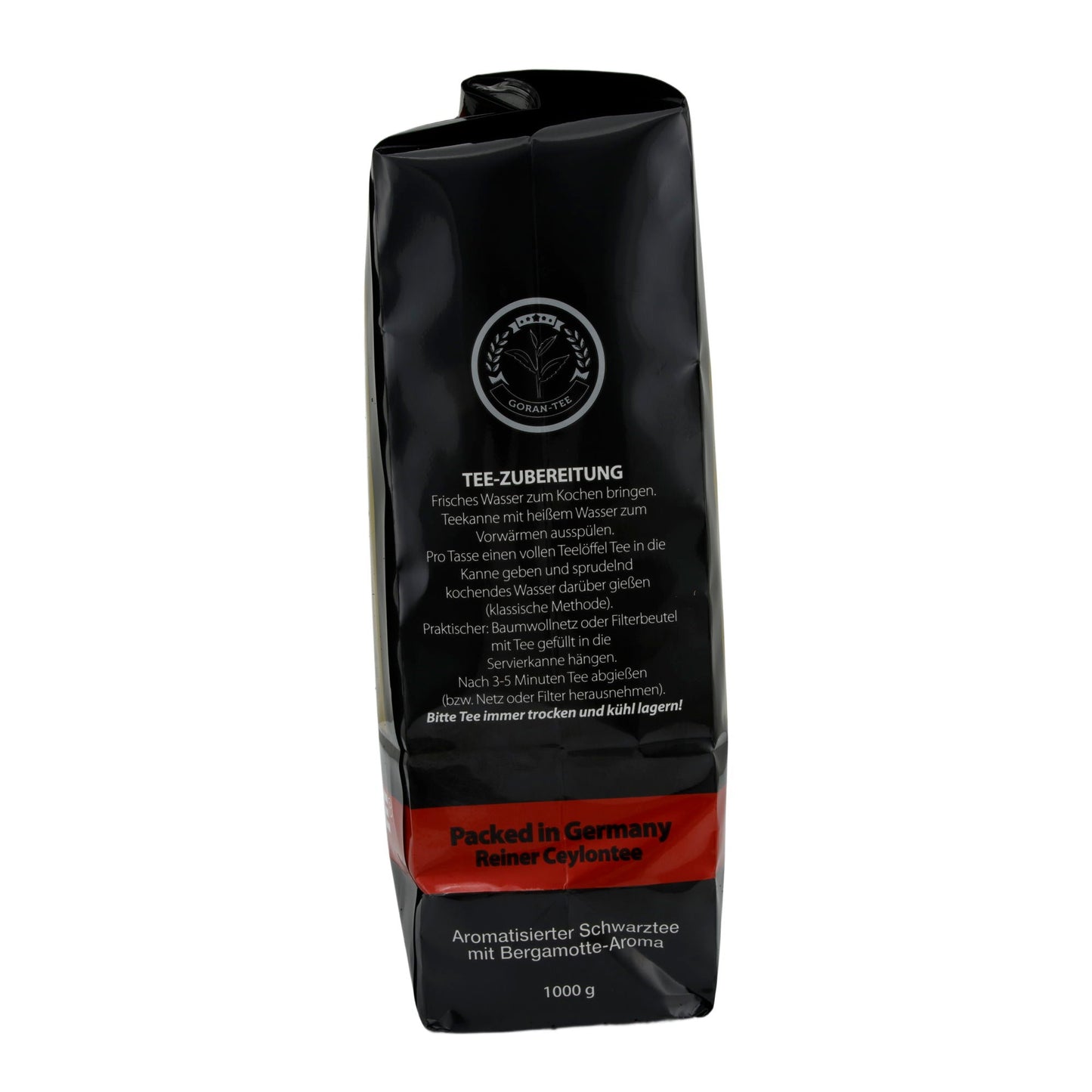 Tè nero Goran-Tee | Mevlâna | Aromatizzato con bergamotto | 1000 g