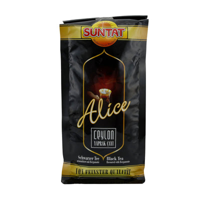 Tè nero Suntat | Alice Ceylon | Fine, con aroma di bergamotto | 500 g