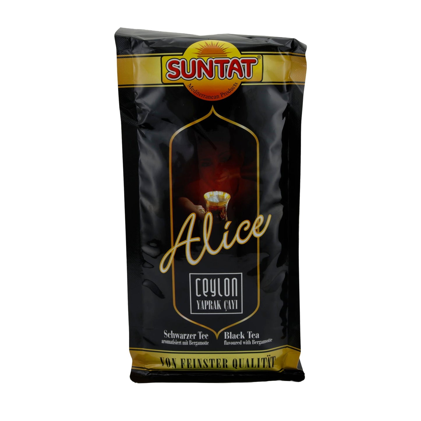 Tè nero Suntat | Alice Ceylon | Fine, con aroma di bergamotto | 500 g