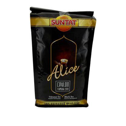 Tè nero Suntat | Alice Ceylon Tee | Aromatizzato con bergamotto | 1000 g