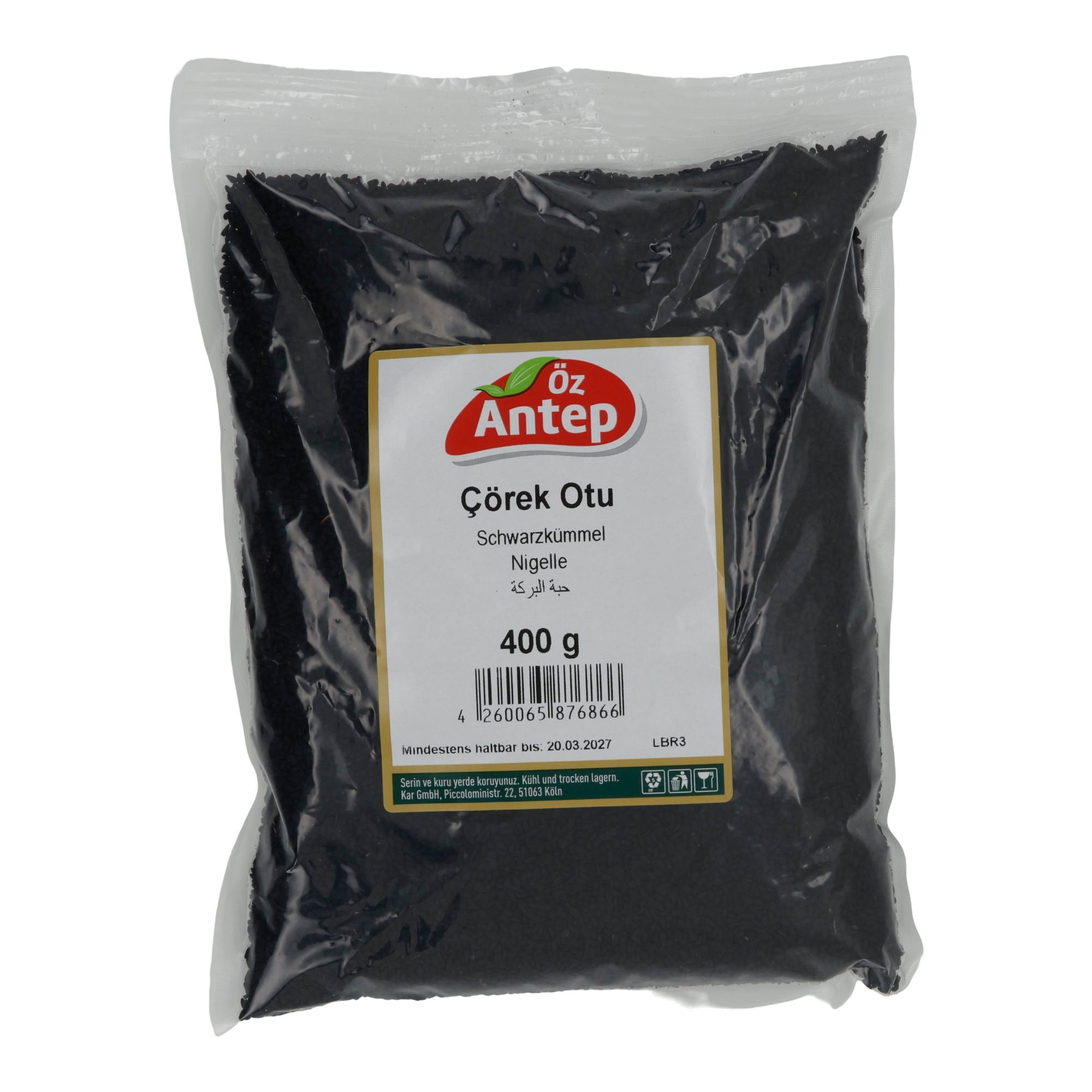 Schwarzkümmel Öz Antep Çörek Otu | Gewürz | 400 g - Taste Your World