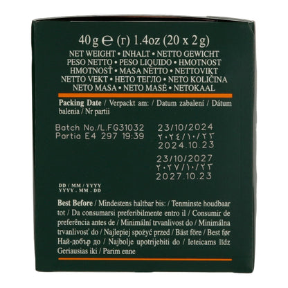 Schwarztee Ahmad Tea | Ceylon Tea | Goldene Farbe & aromatischer Geschmack | 20 Teebeutel | 40g