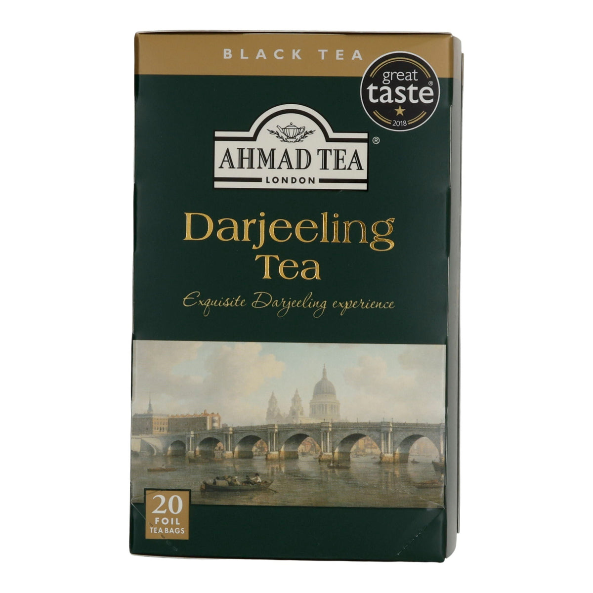 Schwarztee Ahmad Tea | Darjeeling Tea | Reiner Schwarzer Tee aus Darjeeling | 20 Teebeutel AHMAD TEA