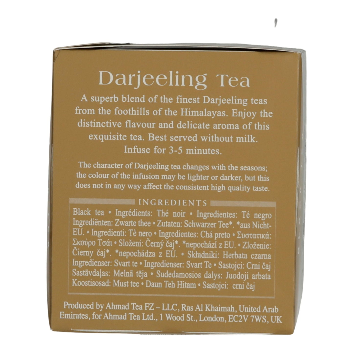 6x20 Aluminum Tea Bags Darjeeling, Ahmad Tea