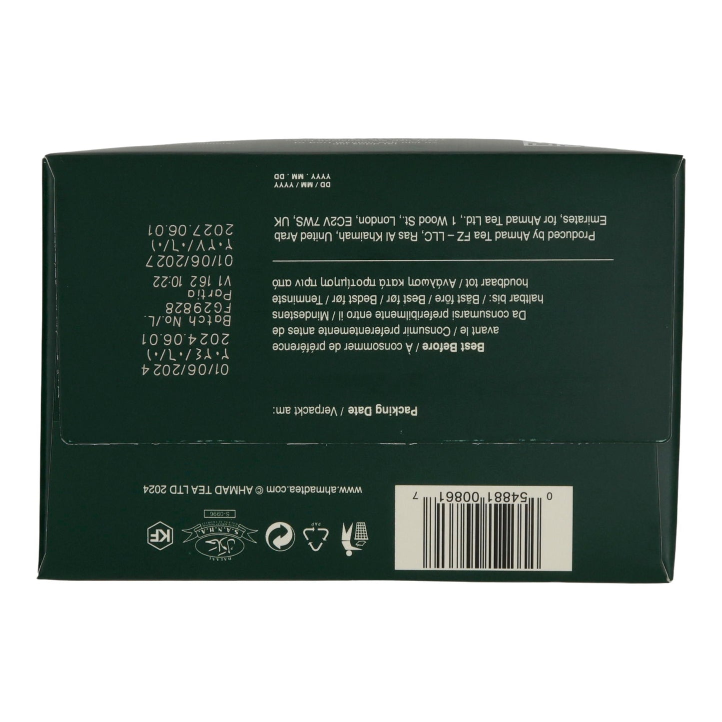 Schwarztee Ahmad Tea | Earl Grey Loose Tea | Loser Tee mit Bergamotte | 500 g inkl. Teesieb
