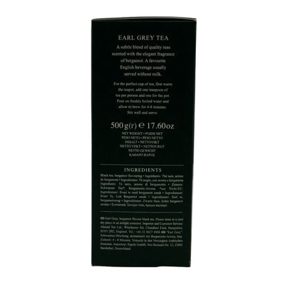 Schwarztee Ahmad Tea | Earl Grey Loose Tea | Loser Tee mit Bergamotte | 500 g inkl. Teesieb